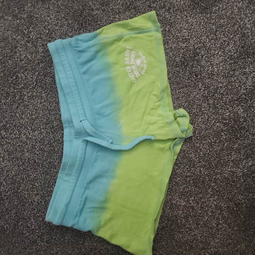 Us Apparel Green and Blue Kids Shorts